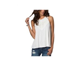 O'Neill Women's Lawson Top S7 Cream Sleeveless Top